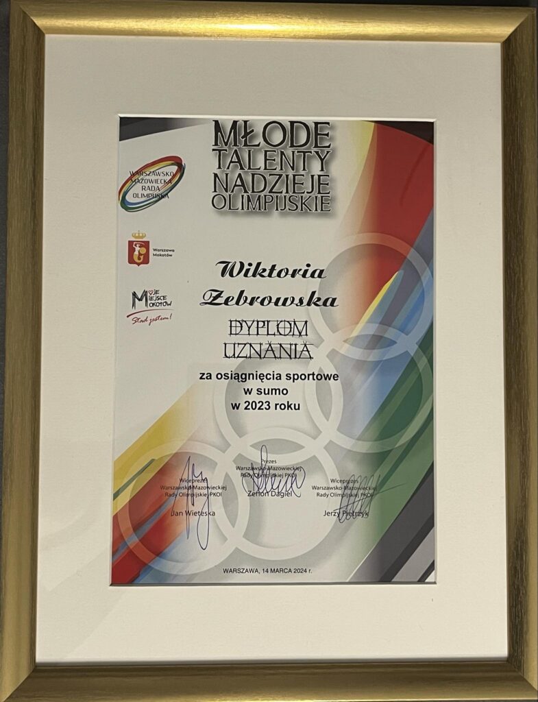 Wyróżnienia dla Wiktorii i trenera Jacka